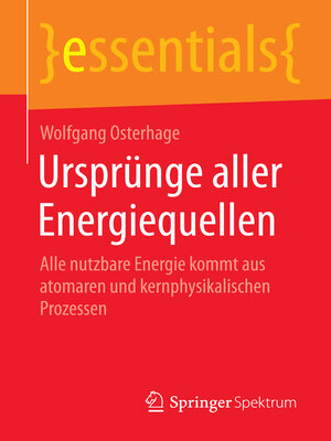 cover image of Ursprünge aller Energiequellen